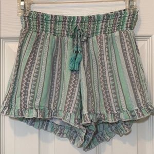 Justice Girls Printed Shorts Size 10